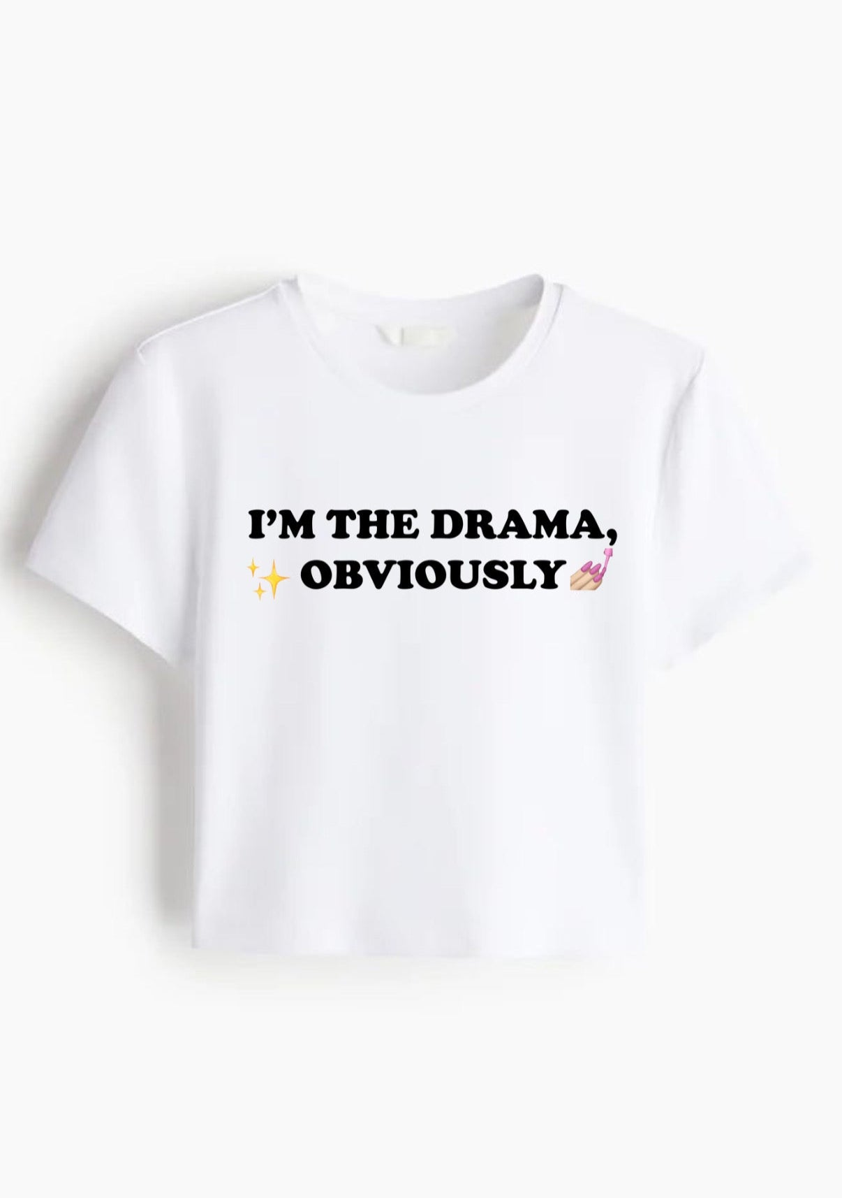 I’m the Drama, Obviously Crop Tee