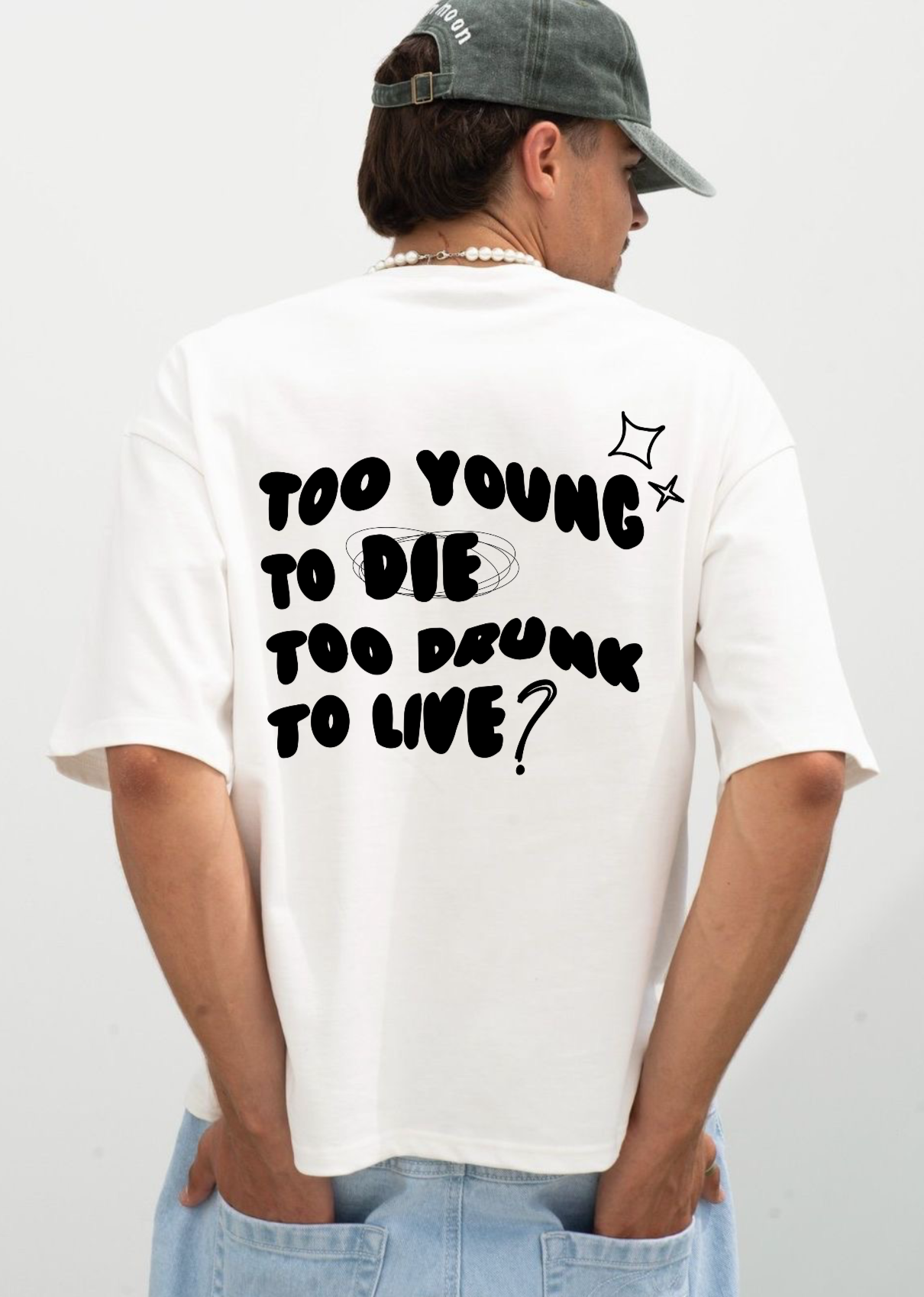 "Too Young to Die" Statement Graphic Tee